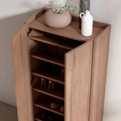 Schuhschrank in Holzoptik Braun - Mady