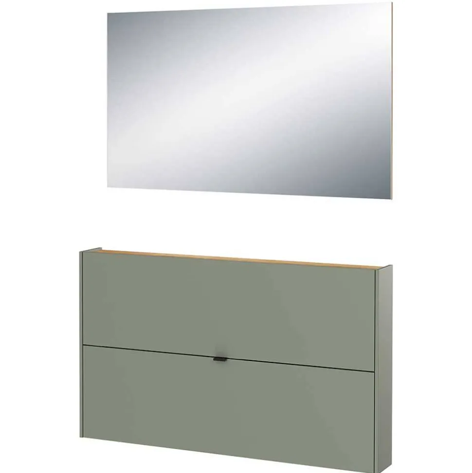 Schuhschrank und Spiegel Set - Point (zweiteilig)