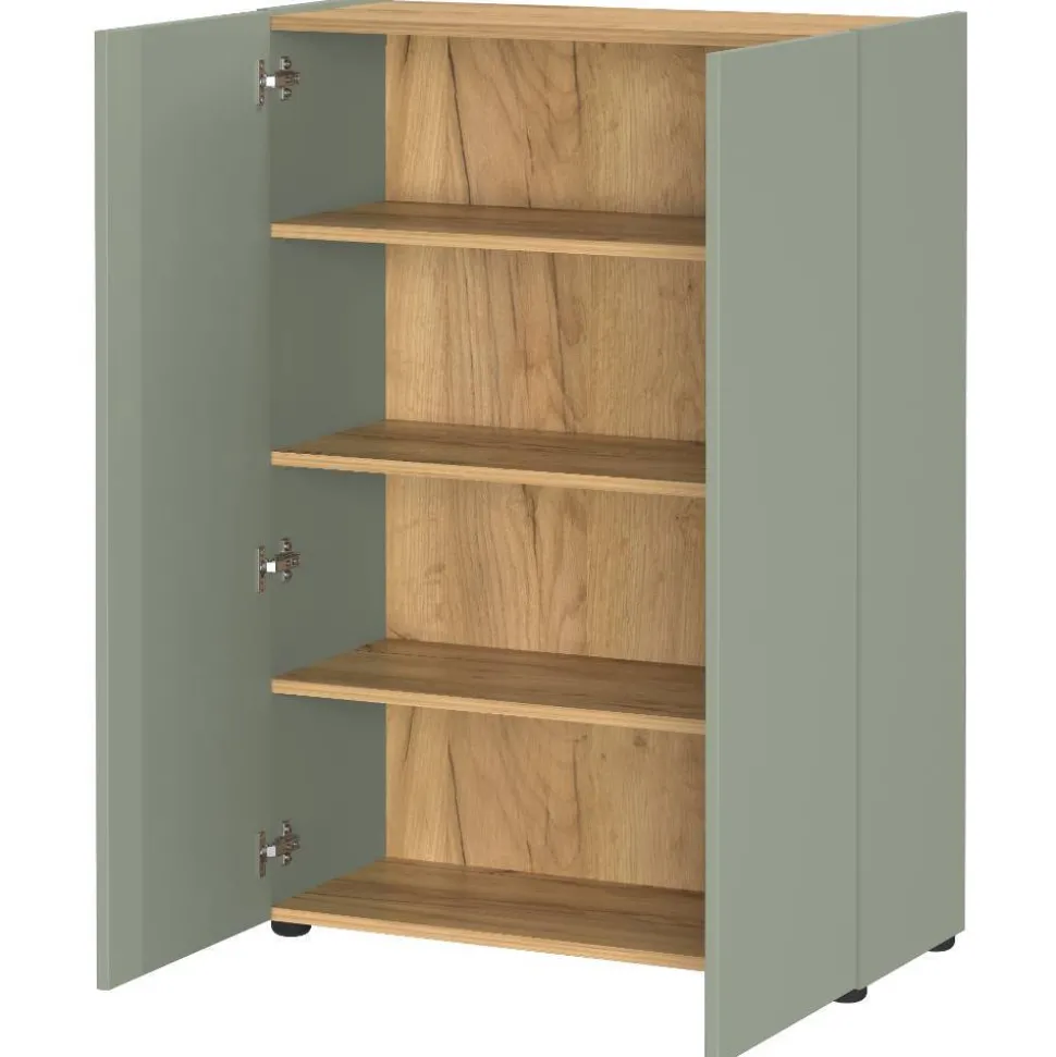 Schuhschrank und Spiegel Set - Bien (zweiteilig)