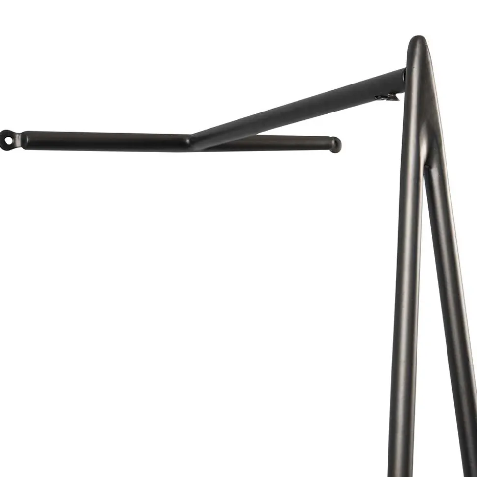 Schwarze Metallgarderobe in modernem Design - Estren