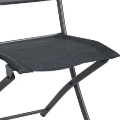 Schwarze Outdoor Essgruppe Set - Xenata (fünfteilig)