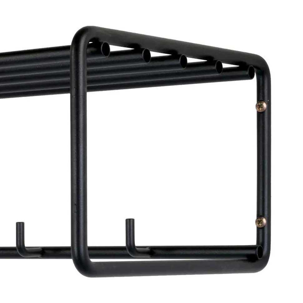 Schwarze Wandgarderobe & Spiegel - Creemas (zweiteilig)