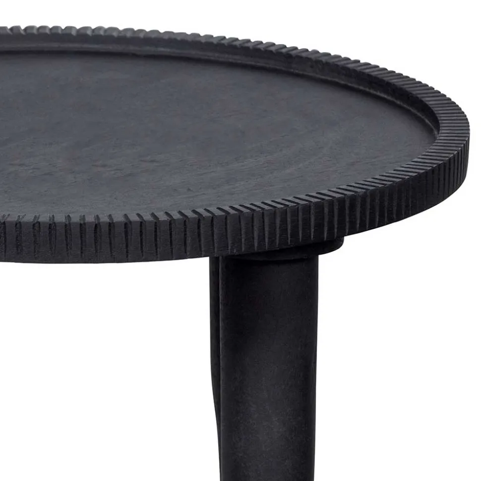 Schwarzer Beistelltisch 43x41x35 cm - Natures