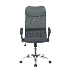 Schwarzer Chefsessel im Material Mix - Rajaco