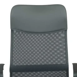 Schwarzer Chefsessel im Material Mix - Rajaco