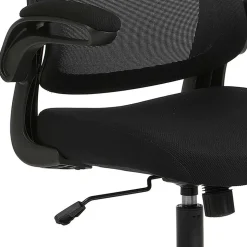 Schwarzer Chefsessel mit Mesh Rücken - Vorianca