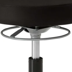 Schwarzer Drehstuhl Hocker höhenverstellbar - Careful