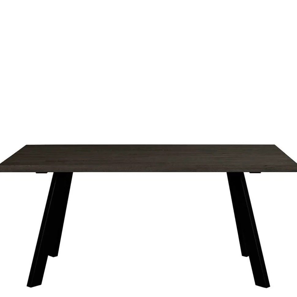 Schwarzer Eiche Esstisch & Stühle - Namac (fünfteilig)