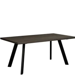 Schwarzer Eiche Esstisch & Stühle - Namac (fünfteilig)