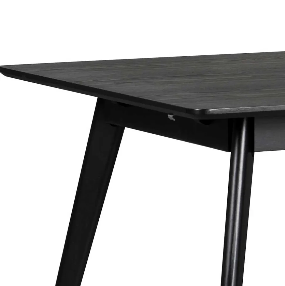 Schwarzer Esszimmer Tisch im Retro Style - Vartana