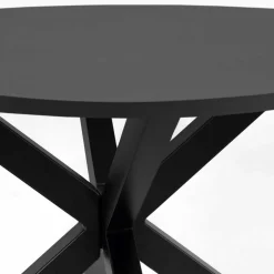 Schwarzer Küchentisch in modernem Design - Aknita