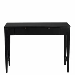 Schwarzer Konsolentisch mit Schublade - Geskan