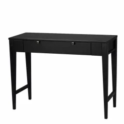 Schwarzer Konsolentisch mit Schublade - Geskan