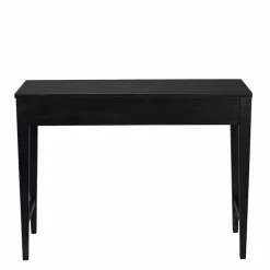 Schwarzer Konsolentisch mit Schublade - Geskan