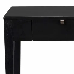 Schwarzer Konsolentisch mit Schublade - Geskan