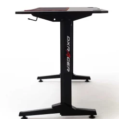 Schwarzer PC Schreibtisch mit Kabeldurchlass - Limon