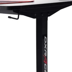 Schwarzer PC Schreibtisch mit Kabeldurchlass - Limon