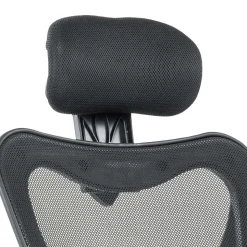 Schwarzer Schreibtisch Drehstuhl mit Lendenwirbelstütze - Zentry