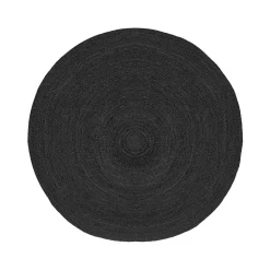Schwarzer Teppich aus Jute - Cerbula