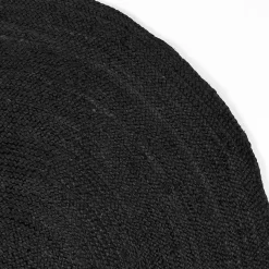 Schwarzer Teppich aus Jute - Cerbula
