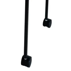 Schwarzer Tisch auf Rollen - Yarisis