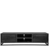 Schwarzer TV Unterschrank im Industry Stil - Esturado