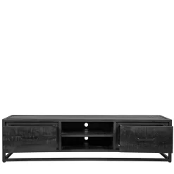 Schwarzer TV Unterschrank im Industry Stil - Esturado