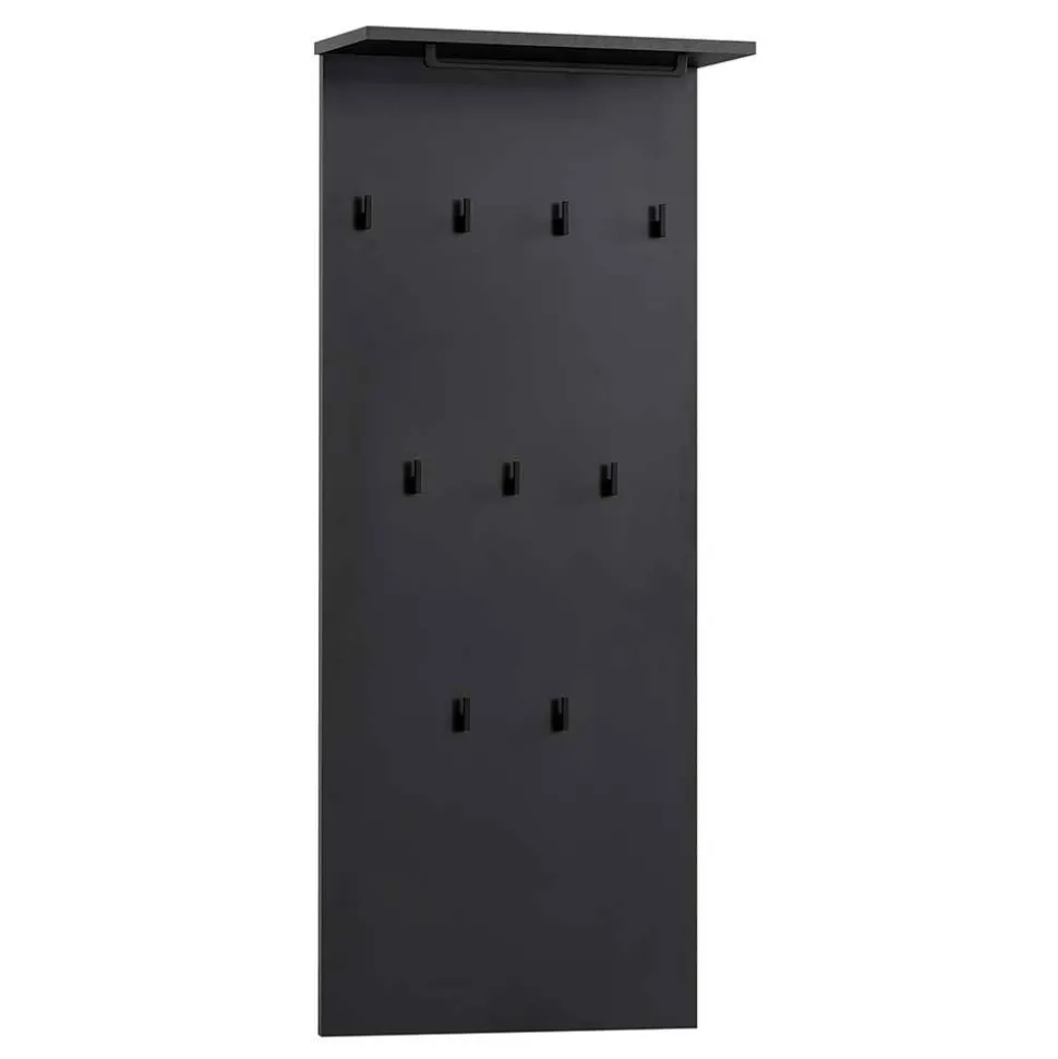 Schwarzes Flurmöbel Set - Anderian (vierteilig)