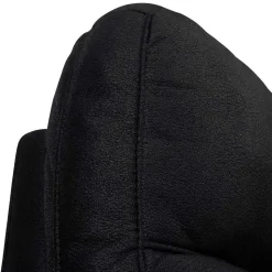 Schwarzes Zweier Sofa mit Relaxfunktion - Salma