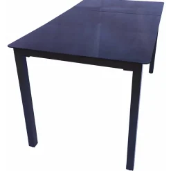 Schwarzglas Gartentisch in drei Größen - Rozenna