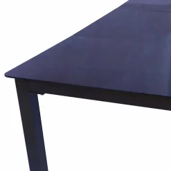 Schwarzglas Gartentisch in drei Größen - Rozenna