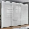 Schwebetüren Kleiderschrank mit Glas Front - Ekino
