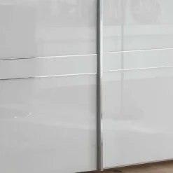 Schwebetüren Kleiderschrank mit Glas Front - Ekino