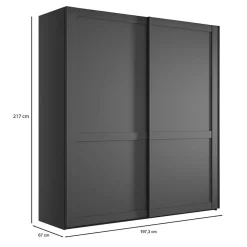 Schwebetüren-Schlafzimmerschrank im Landhausstil - Mataram