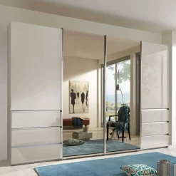 Schwebetürenschrank in Champagner - Grover