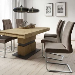 Schwingstühle in Braun - Badehma (2er Set)