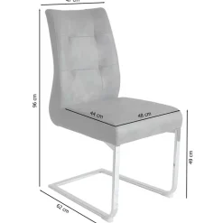 Schwingstühle in Braun - Badehma (2er Set)