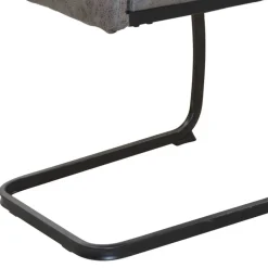 Schwingstühle in Grau & Schwarz - Medeos (4er Set)