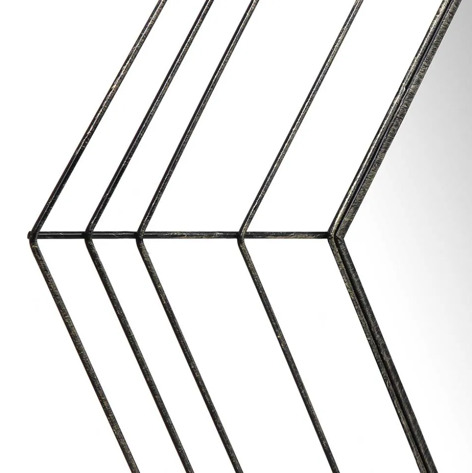 Sechseckiger Spiegel im Spinnweben Design - Vivenda