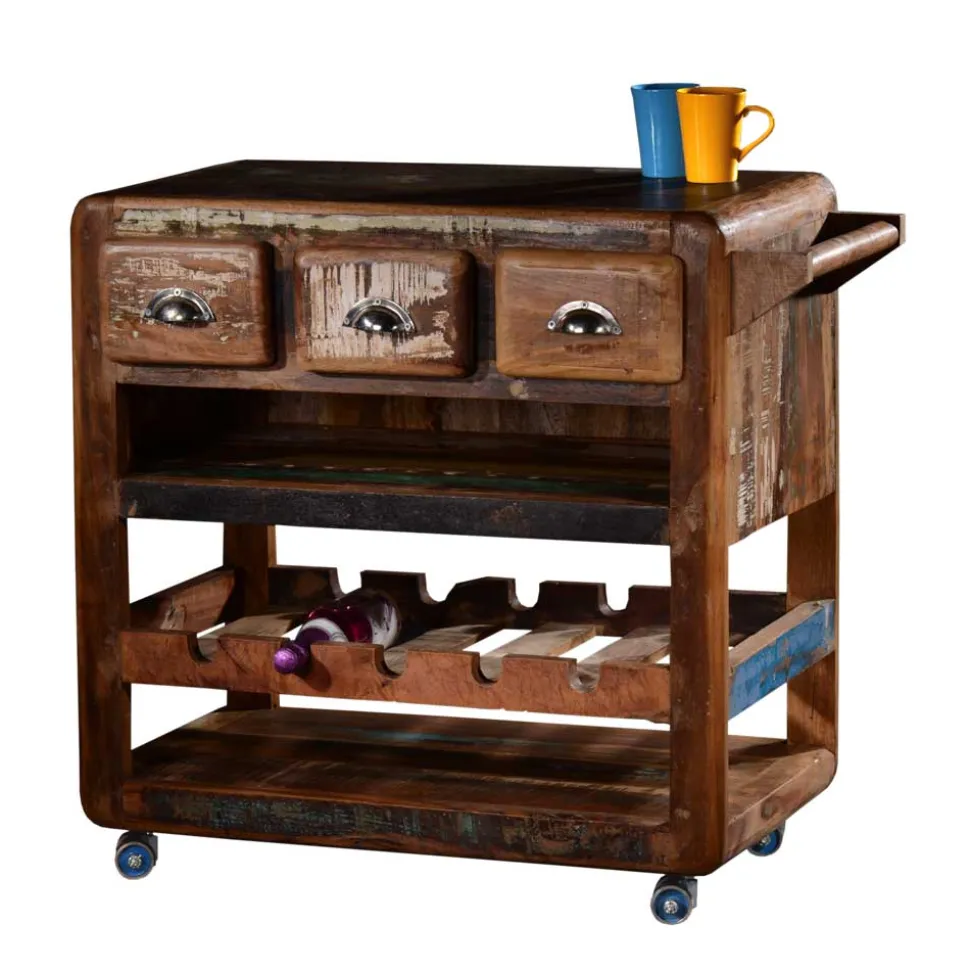 Servierwagen Clarendon in Shabby Chic Design