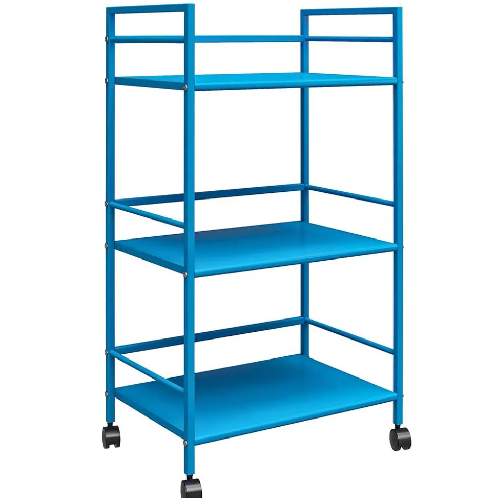 Servierwagen in Türkis Blau - Orchid