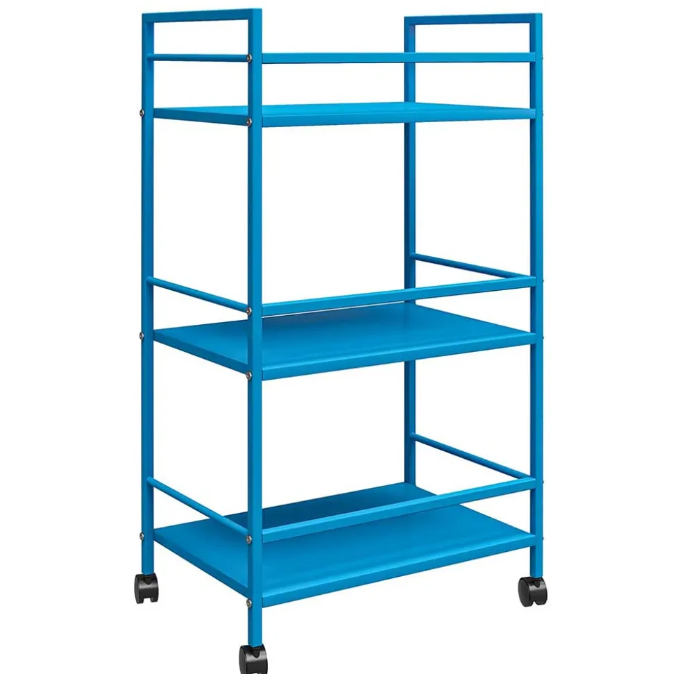 Servierwagen in Türkis Blau - Orchid