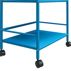 Servierwagen in Türkis Blau - Orchid