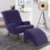 Sessel aus Velours in Violett - Cregorian