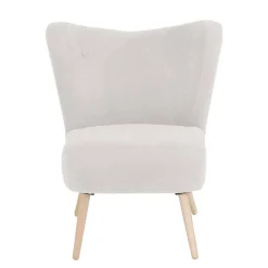 Sessel in Cremeweiß und Buche - Liane