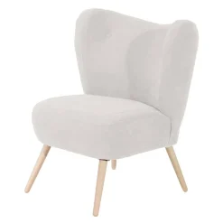 Sessel in Cremeweiß und Buche - Liane