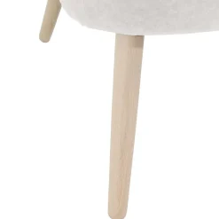 Sessel in Cremeweiß und Buche - Liane