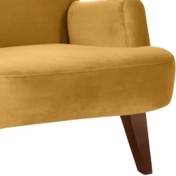 Sessel in Gelb und Nussbaum Braun - Nikaragva