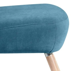 Sessel in Petrol Blau Velours - Curedo