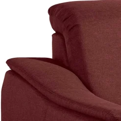 Sessel in Rot und Nussbaum Braun - Capital